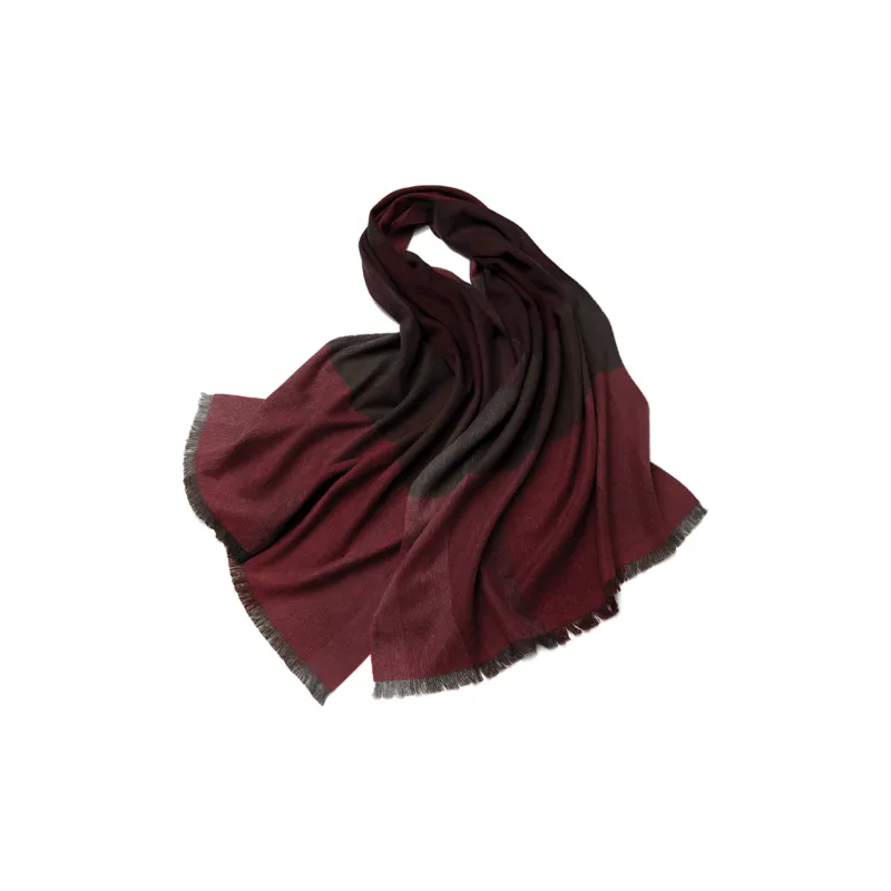 H YXIANG 100% Wool Knit Scarves Women's-7