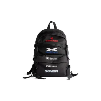 Balenciaga Polyamide Backpack Men's Black