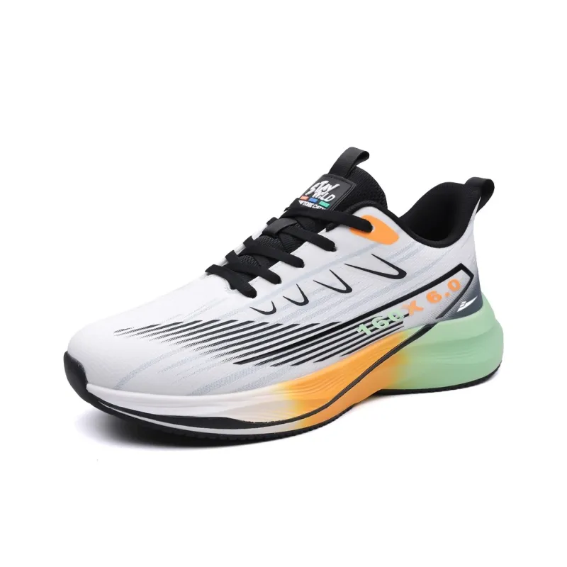 Kuding Running Shoes Men Low Top White Fleece Lined Black Fleece Lined Black White-0