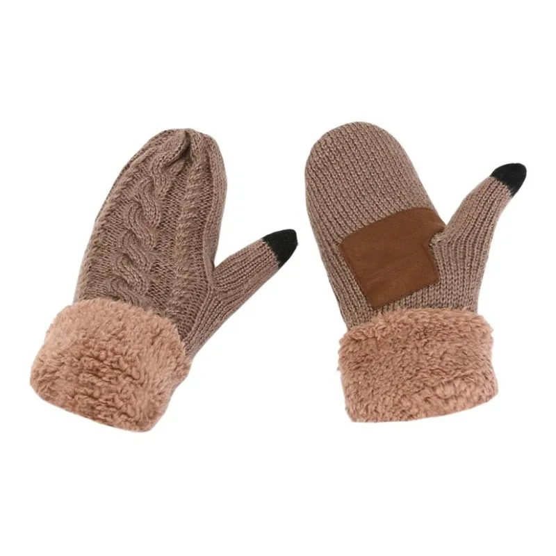 JEANSWEST Acrylic Knit Gloves Unisex-4
