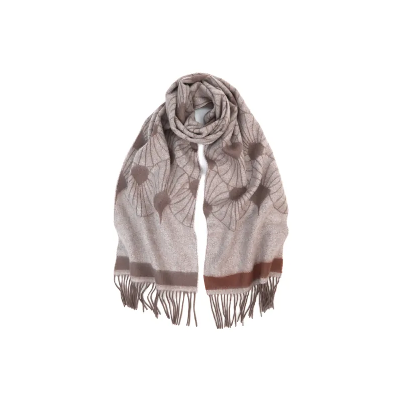 MARJAKURKI Red Scarf Atmosphere Embrace Vintage-Inspired Greeting Card Elegance Unisex-0