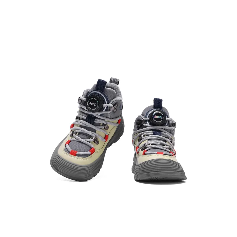 Jeep Kids Lifestyle Shoes Beige Gray Blue Kids'-4