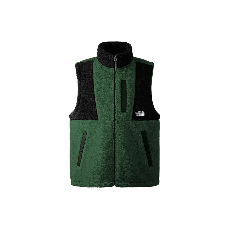 THE NORTH FACE Vest Men's Green, Shopping Bag Included-1