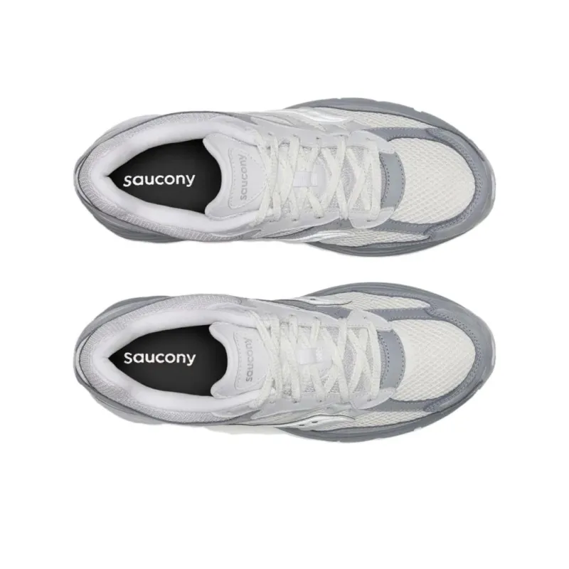 Saucony Pro Grid Omni 9 Anti Slip Wear Resistant Low Top Running Shoes Unisex Gray-3