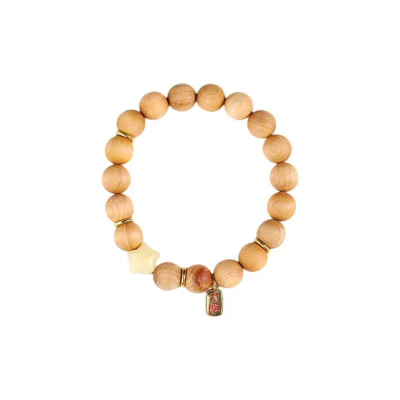 Is Here Green Sandalwood Bracelets Unisex-6