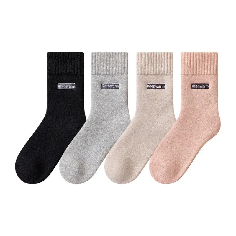 Temooues Mid Calf Socks Women's 4 Pack-0