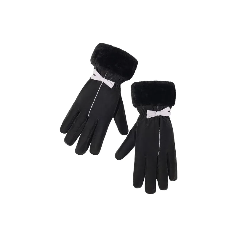 Shanghai Story Polyester Knit Gloves Women's-5