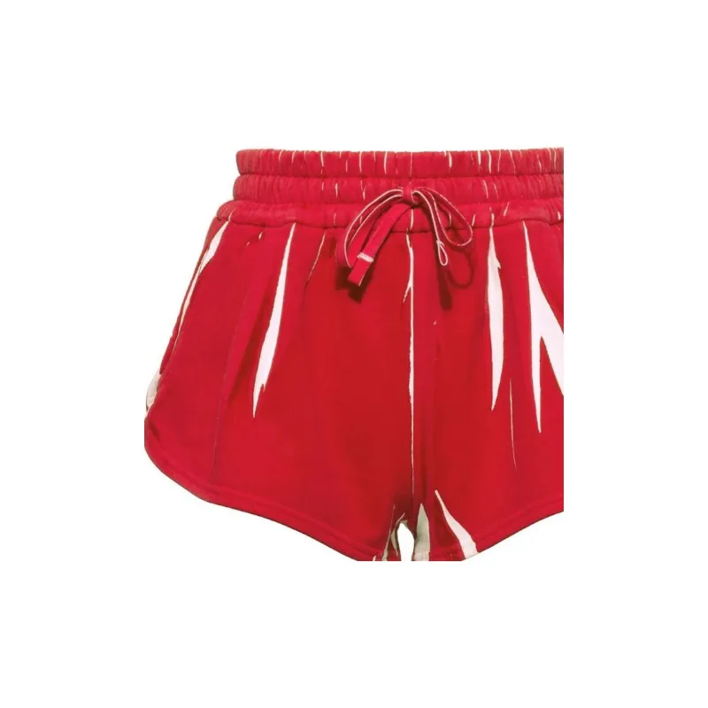 MIU MIU Logo Printed Drawstring Shorts-4