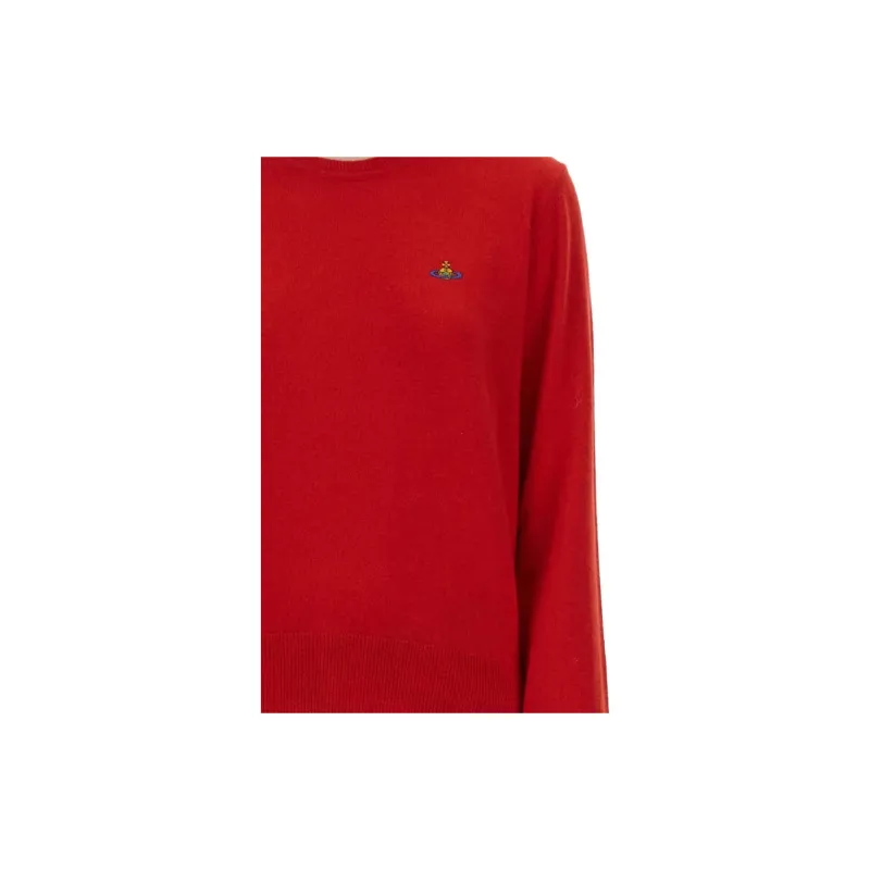 Vivienne Westwood Orb Embroidered Crewneck Jumper-4
