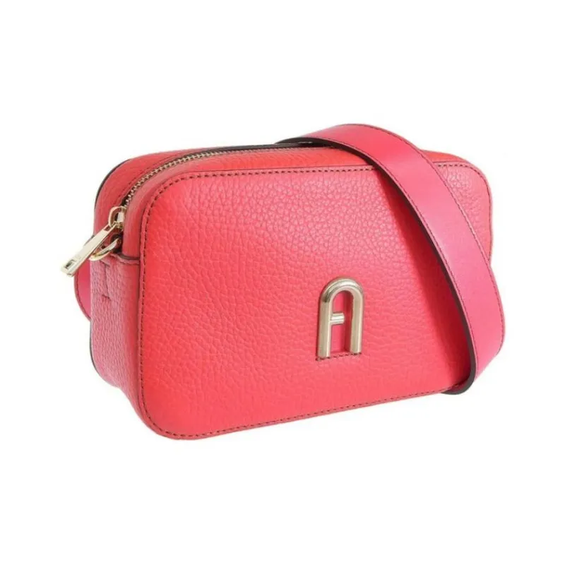 Furla Leather Shoulder Bag, Crossbody Bag Women's Rose Red-1