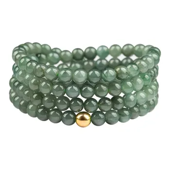 Zhen Yu Zhen Pin Ice Glutinous Jadeite Necklaces Unisex