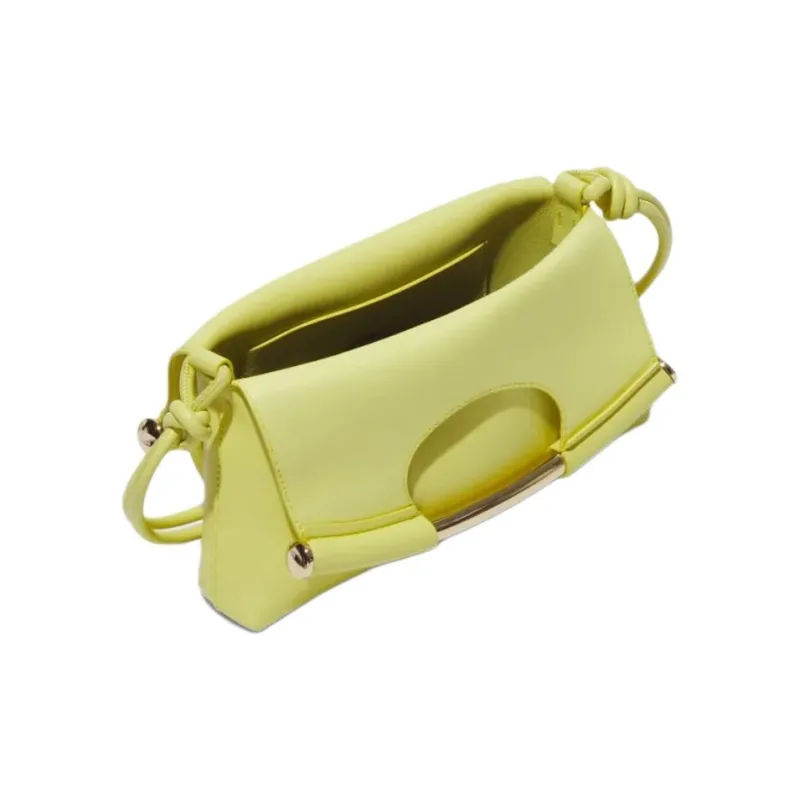 PROENZA SCHOULER Lambskin Crossbody Bag Shoulder Bag Small Size Women's Yellow-4