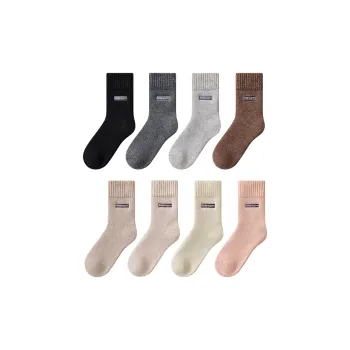 Temooues Mid Calf Socks Women's 4 Pack