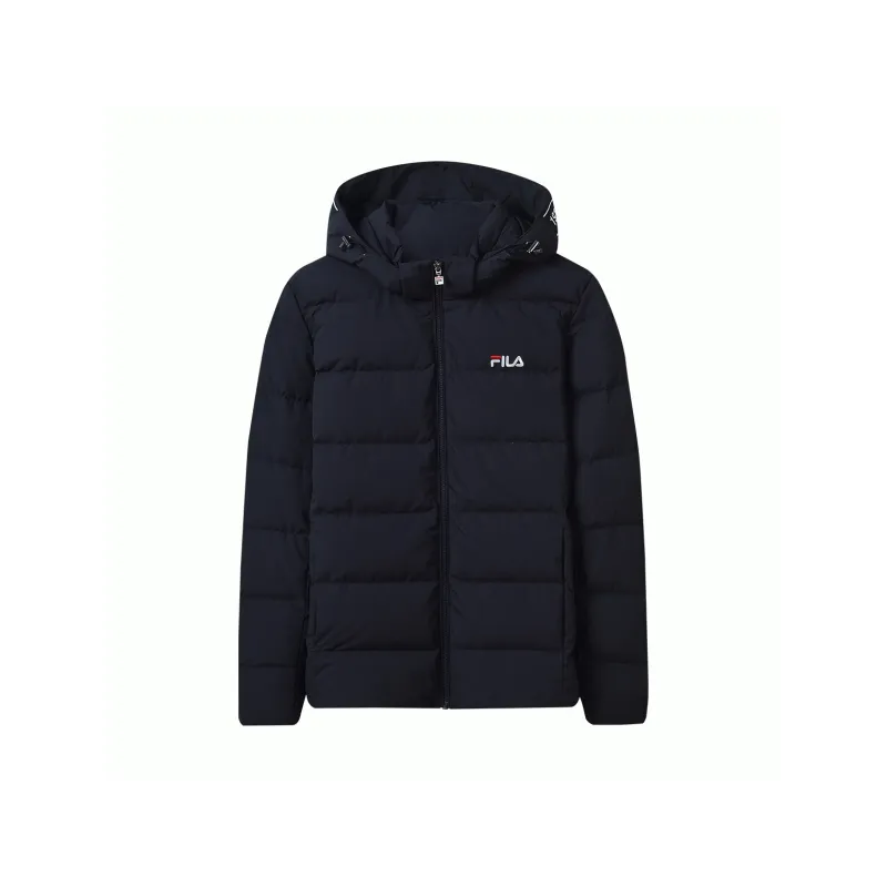 FILA Down Jacket Men's Navy Blue Comes With Necklace-1