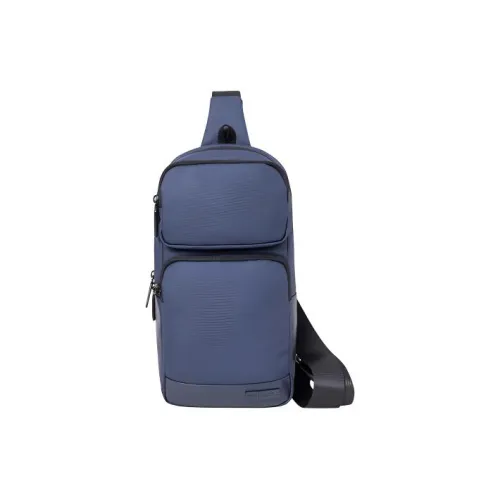 Anta Oxford Backpack Sling Bag Men's Ceramic Tiles Blue