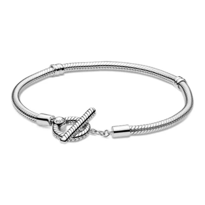 Pandora 925 Sterling Silver Bracelets Unisex Silver-0
