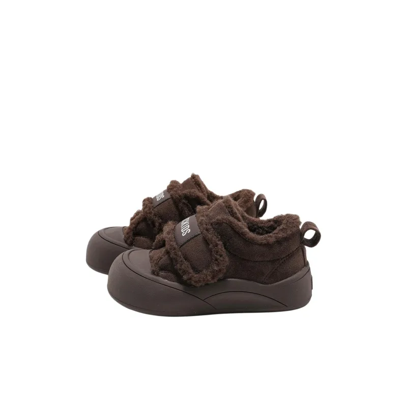 ABC KIDS Slip Resistant Cushioning Wear Resistant Rebound Lightweight Cushioning Warm Kids Lifestyle Shoes Brown Kids'-2