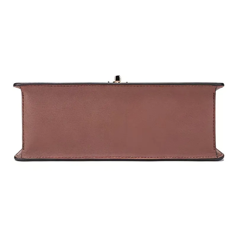 MICHAEL KORS Greenwich Cow Leather One Shoulder Handbag Women's Brown-4