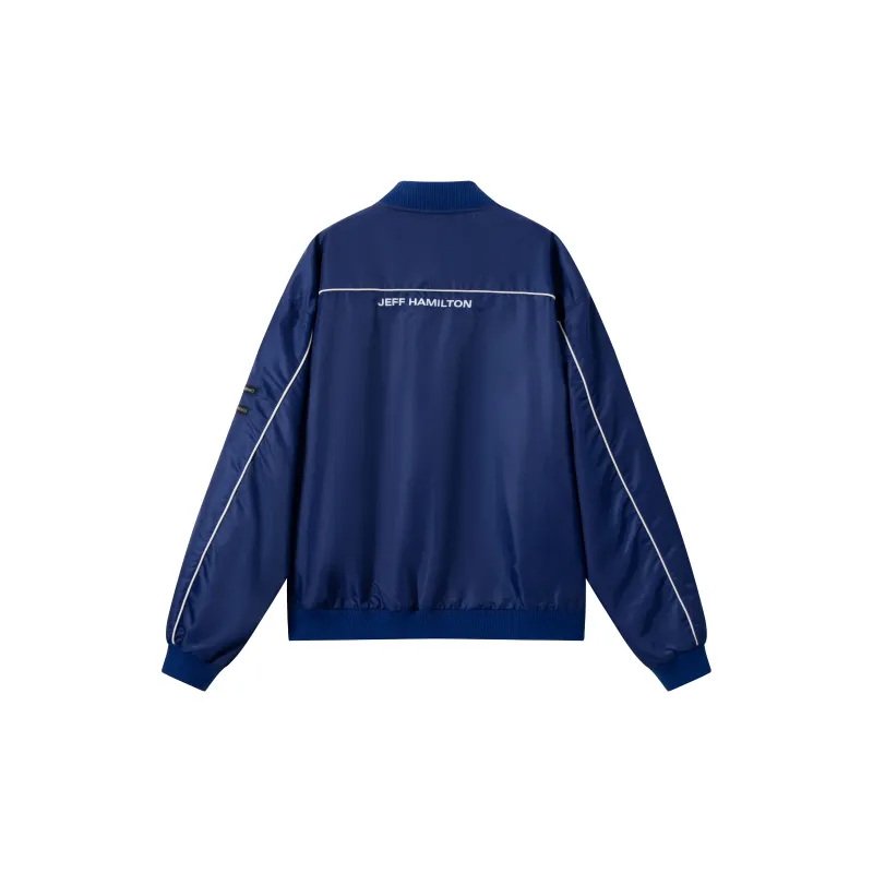 JEFF HAMILTON Jacket Unisex Navy Blue-1