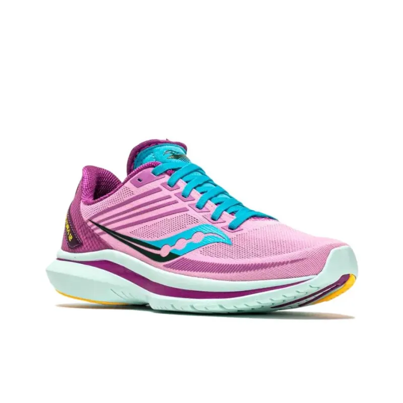 Saucony Kinvara 12 Anti-Slip Wear-Resistant Low-Top Running Shoes Women's Pink-2