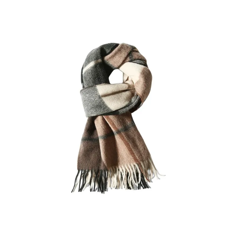CACUSS Junior Sheep Wool Knit Scarves Men's-0