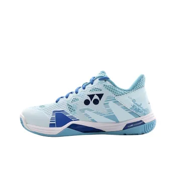 YONEX Coverage Support Rebound Slip Resistant Low Top Badminton Shoes Unisex Light Blue