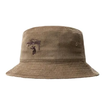 Stussy Corduroy Bucket Hats Unisex Caramel
