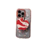 Transparent Matte Apple Rabbit Paradise+Magnetic Stands