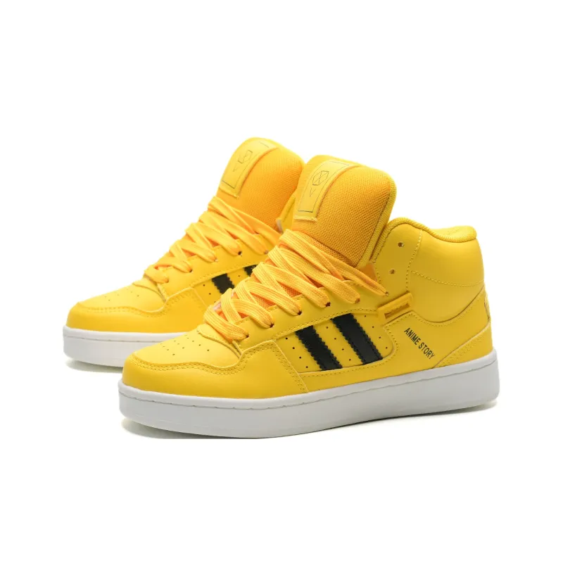 Circle Small Coverage Slip Resistant Balance Height Increasing Mid Top Skateboard Shoes Unisex Box Included-8