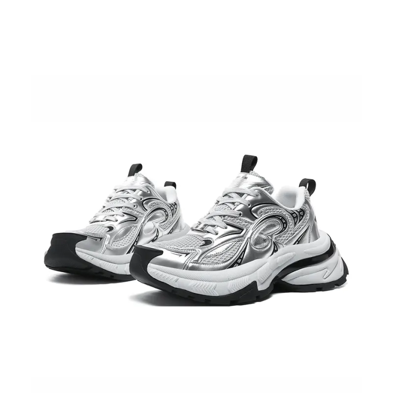 BEILIANYA Fashion Trend, Classic Vintage, Street Ready Turbo Shoes Low Top Chunky Sneakers Unisex-1