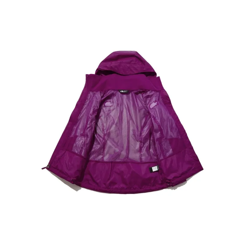 THE NORTH FACE Hyvent Outdoor Hiking Waterproof And Windproof To Keep Warm Windbreaker Jacket Unisex Rose Purple-2