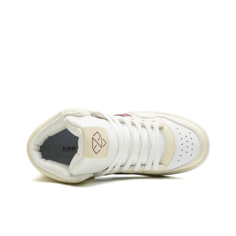 Z.SUO Full Coverage Warm Slip Resistant Cushioning Height Increasing High Top Skateboard Shoes Unisex Box Included-6