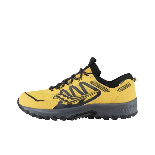 Saucony Anti Slip Wear Resistant Low Top Casual Shoes Men's Yellow