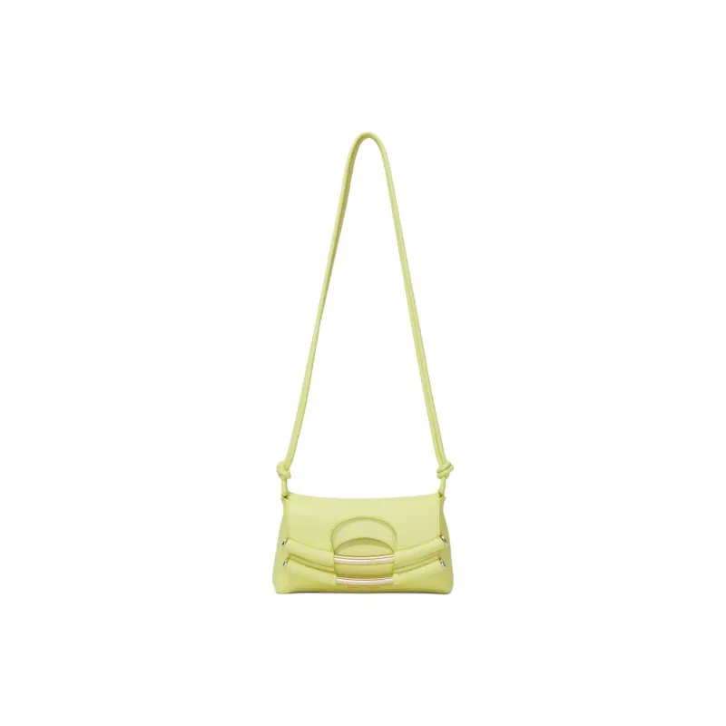 PROENZA SCHOULER Lambskin Crossbody Bag Shoulder Bag Small Size Women's Yellow-0