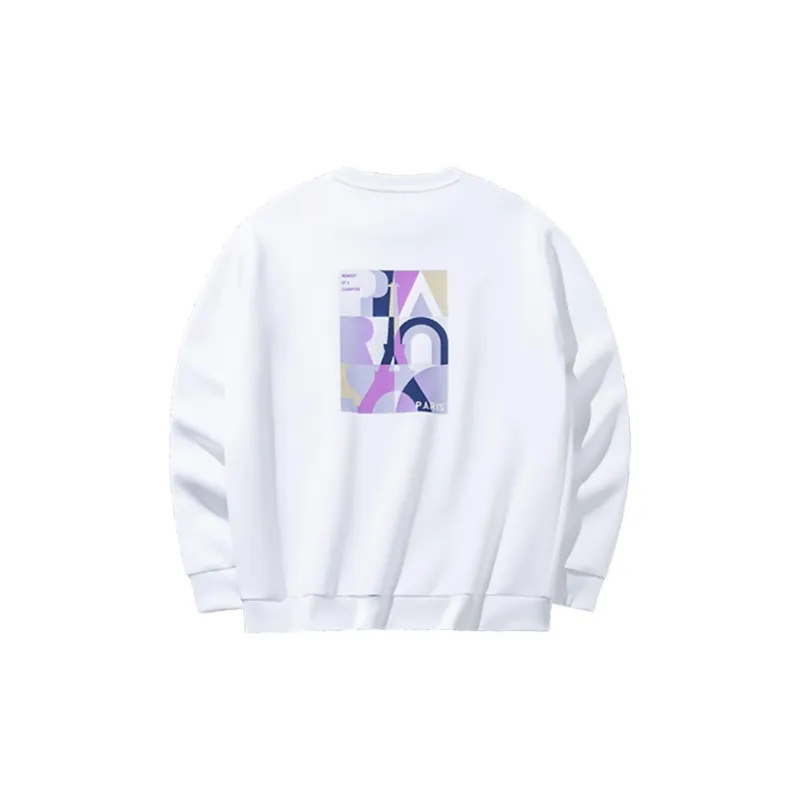 Anta Variety Training Collection Sweatshirt Women's Snowflake White-1