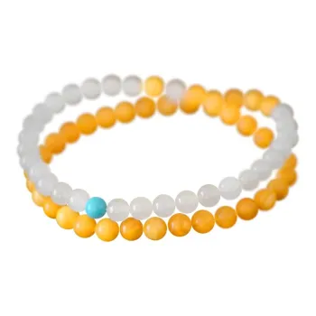 GOLDFISH ALLEY Hetian Jade Bracelets Pale Greenish White Jade Women's