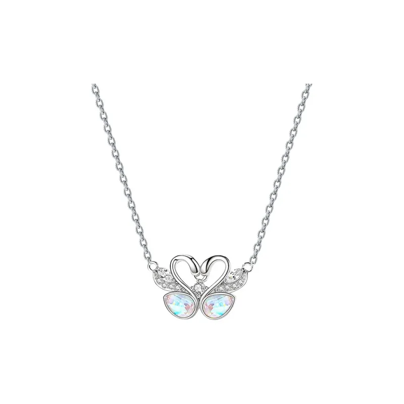 2801 S925 Silver Necklaces Women's-0