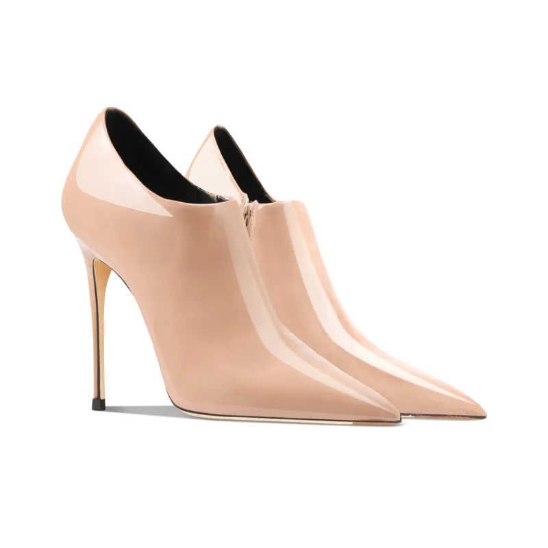 Suyymakk Ankle Boots Women's Nude-2
