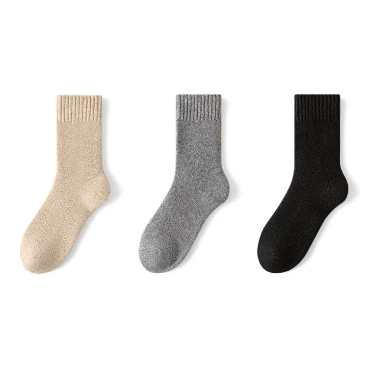 MIIOW Mid Calf Socks Women's 3 Pack-0