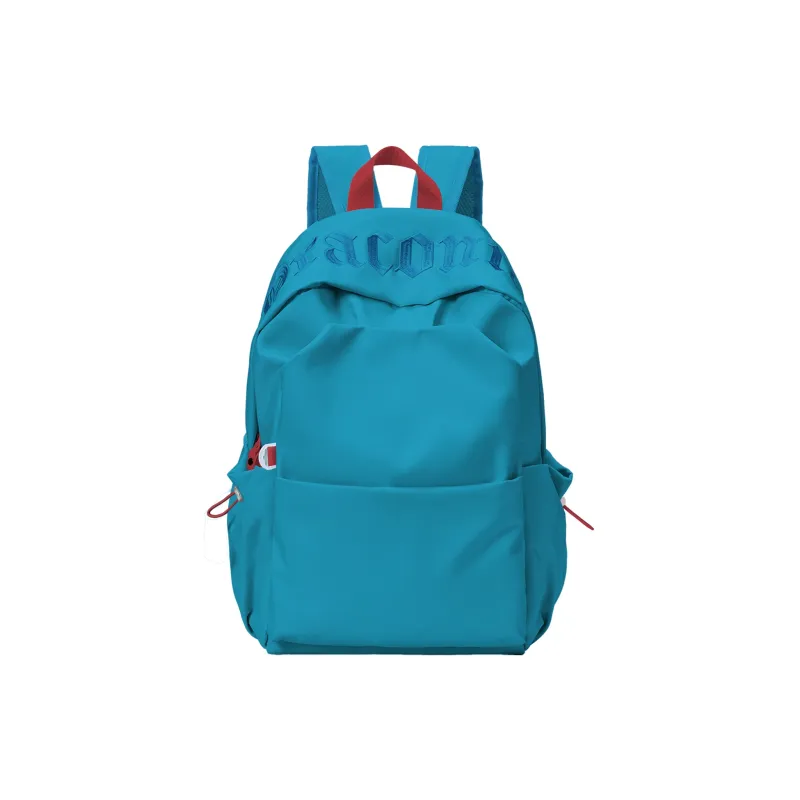 DRACONITE Polyester Large Capacity Backpack 15.6 Inches Laptop Bag Regular Unisex Gray Blue-0