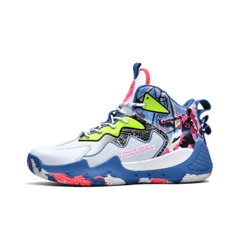 Kuding Cushioned Anti Slip Wear Resistant And Water Resistant Low Top Basketball Shoes Unisex