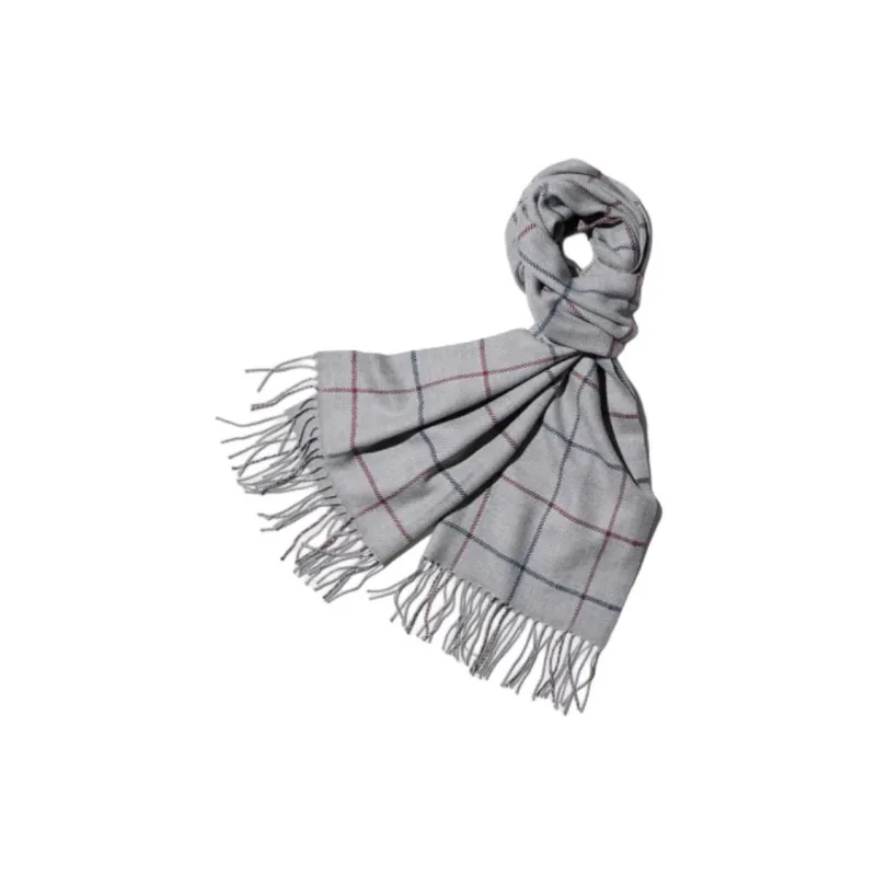 UNIQLO Sheep Wool Knit Scarves Women's Gray-0