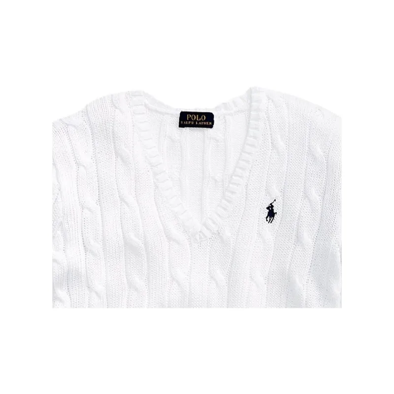 Polo Ralph Lauren Julianna Long-Sleeve Pullover 'White'-3