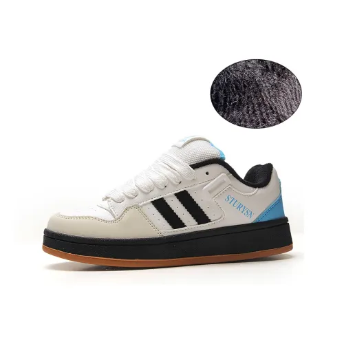 STUR YSN Warm And Lightweight Low Top Skateboard Shoes Unisex White Black Blue