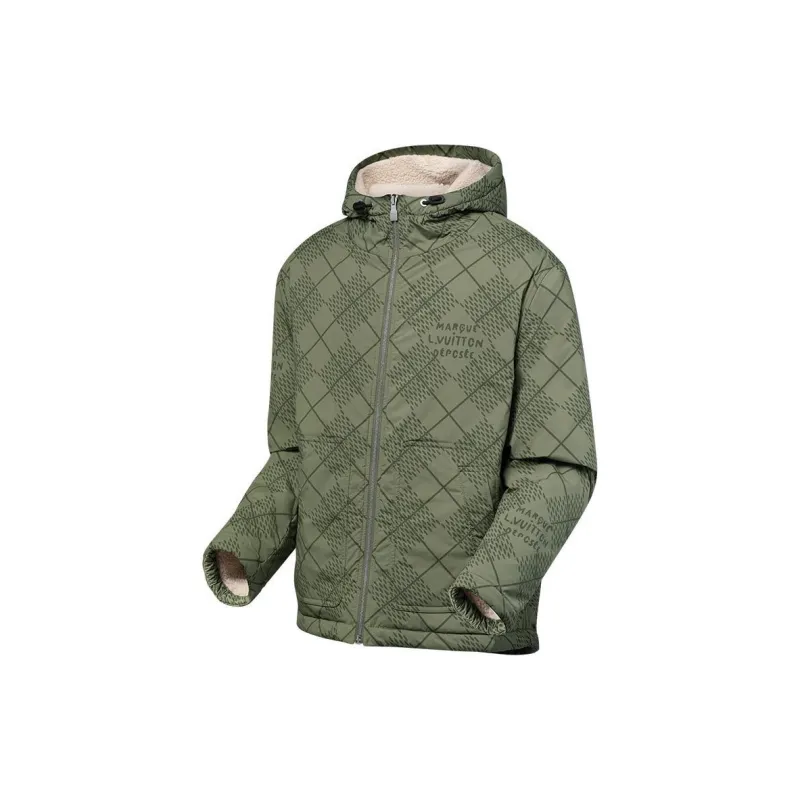 LOUIS VUITTON Reversible Nylon And Fleece Windbreaker-2