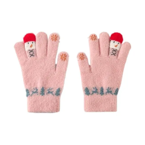 Yun Sees Mori Knows Polyester Knit Gloves Women's