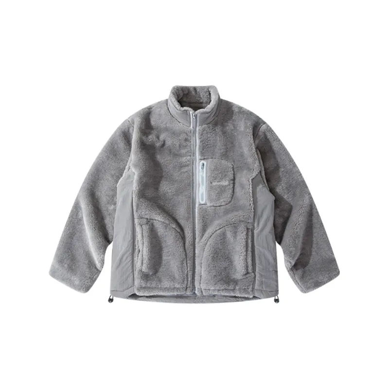 ENSHADOWER Velvet feel Coat Unisex Gray-1