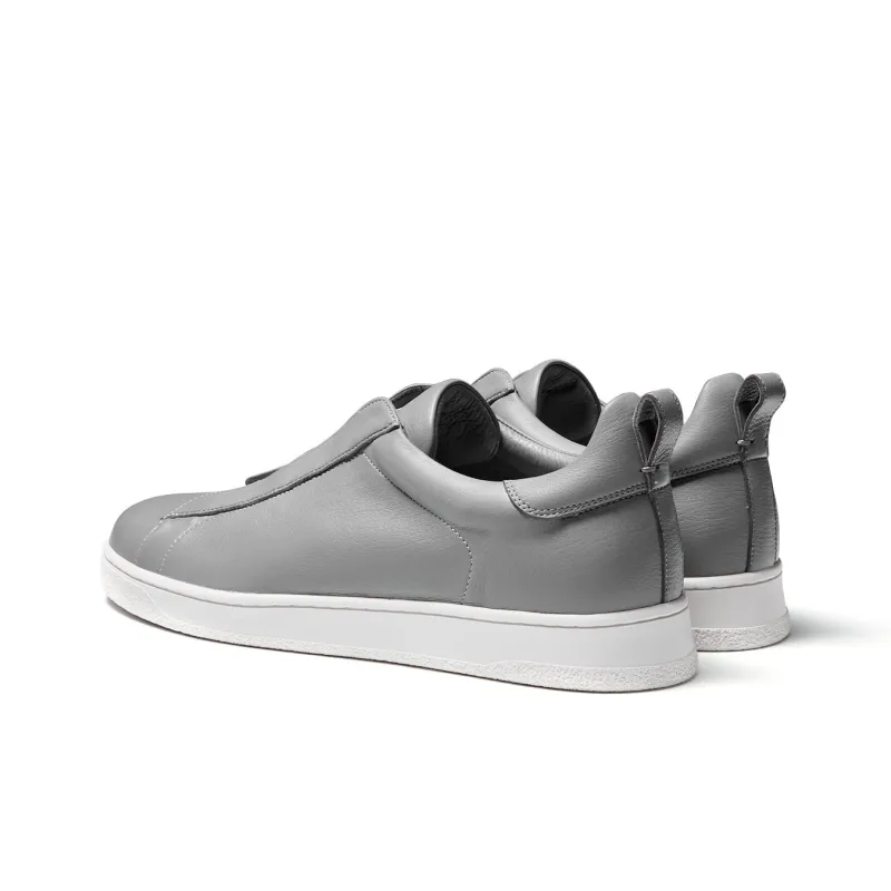 TRUFFAUT Sports Genuine Leather White Sneakers Low Top Skateboard Shoes Men's-17