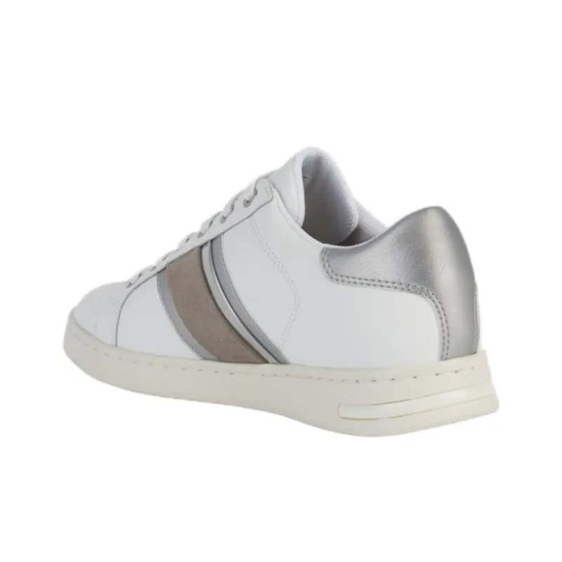 GEOX Jaysen Low-Top Skateboard Shoes Women's White-3