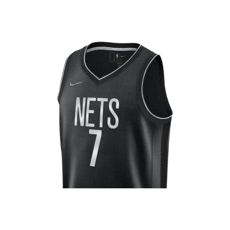 Jordan NBA Brooklyn Basketball Jerseys Men's Black-2